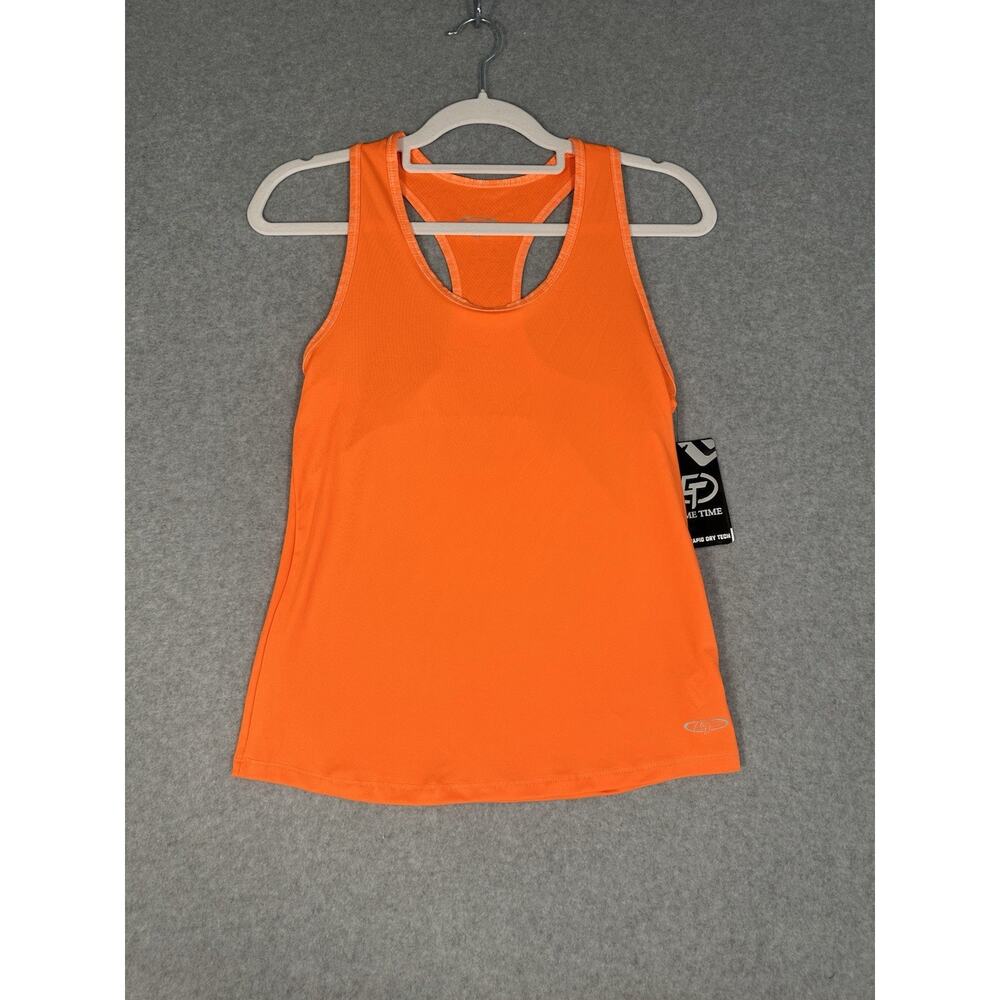 Game Time Rapid Dry Tech Orange Athletic Workout Tank Top Size M New With Tags